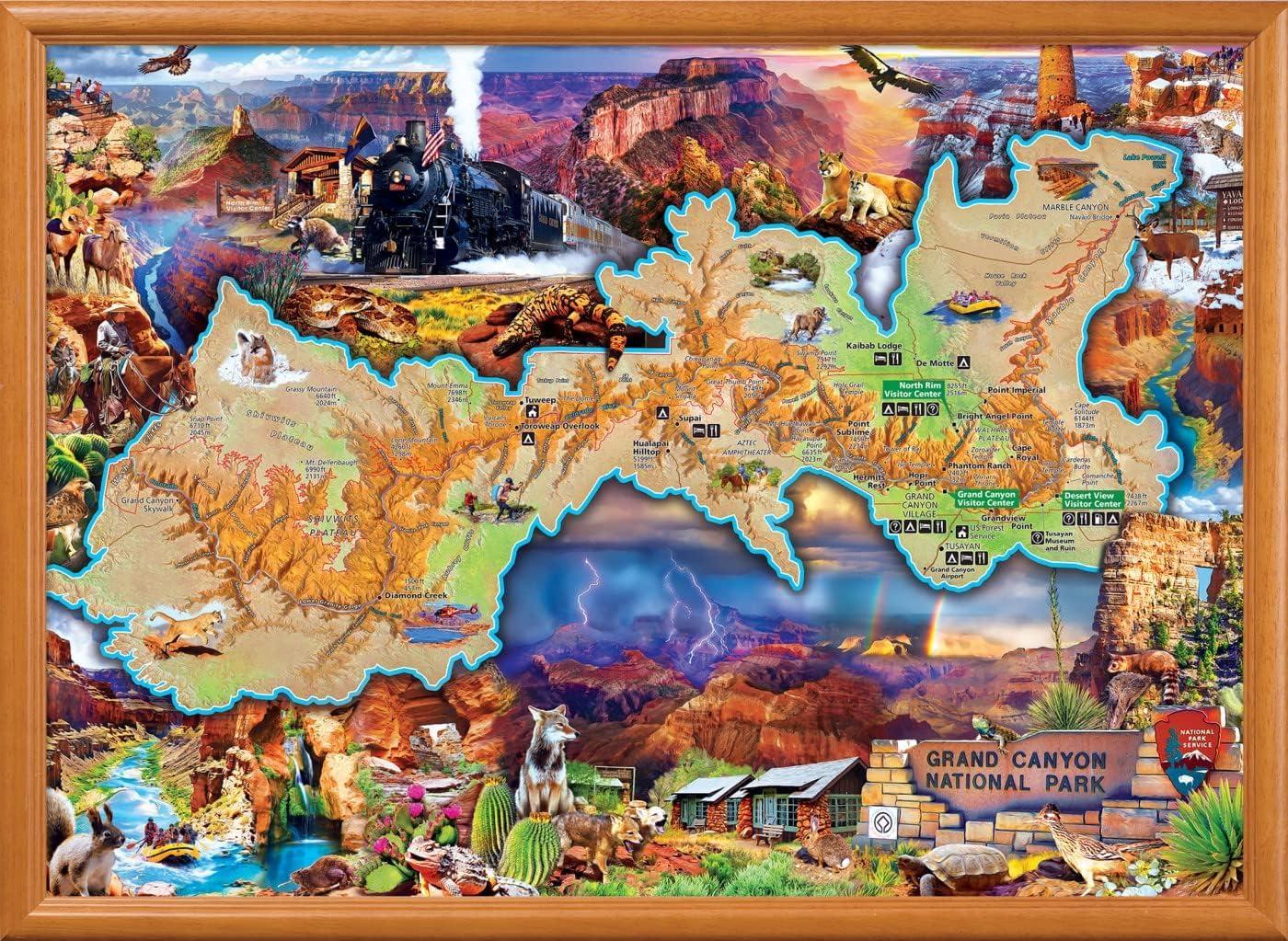 imageMasterPieces 1000 Piece Jigsaw Puzzle National Parks of America Fun for Adults Family Kids 1925x2675Grand Canyon
