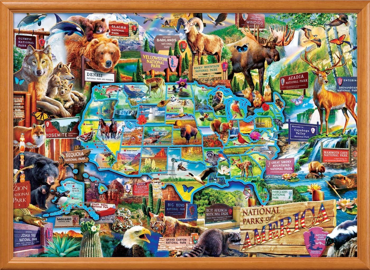 imageMasterPieces 1000 Piece Jigsaw Puzzle National Parks of America Fun for Adults Family Kids 1925x2675National Parks