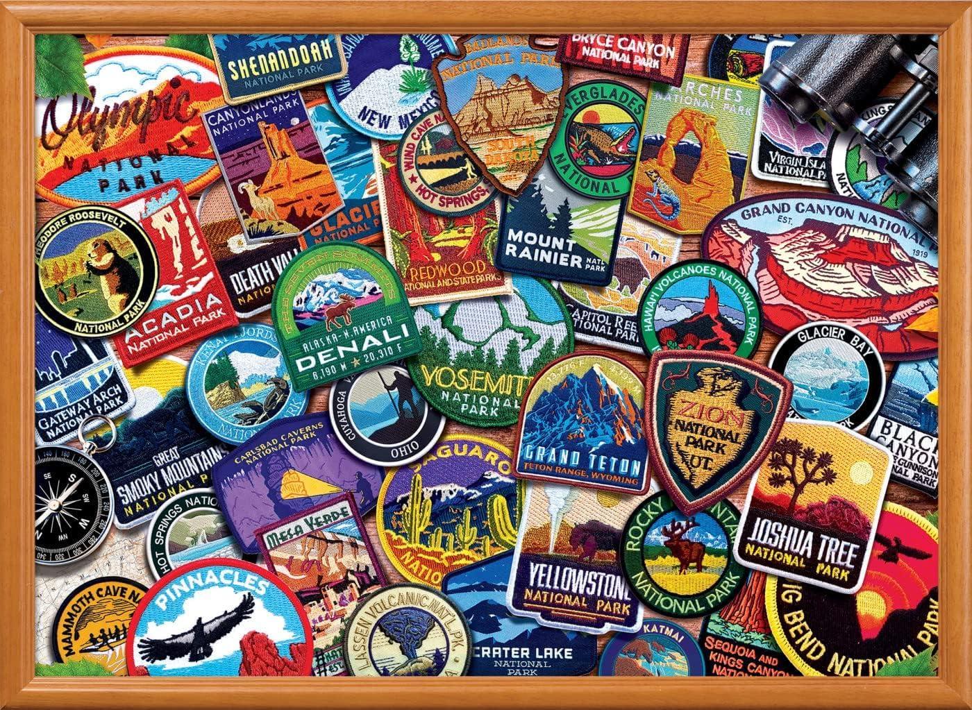 imageMasterPieces 1000 Piece Jigsaw Puzzle National Parks of America Fun for Adults Family Kids 1925x2675National Parks Patches