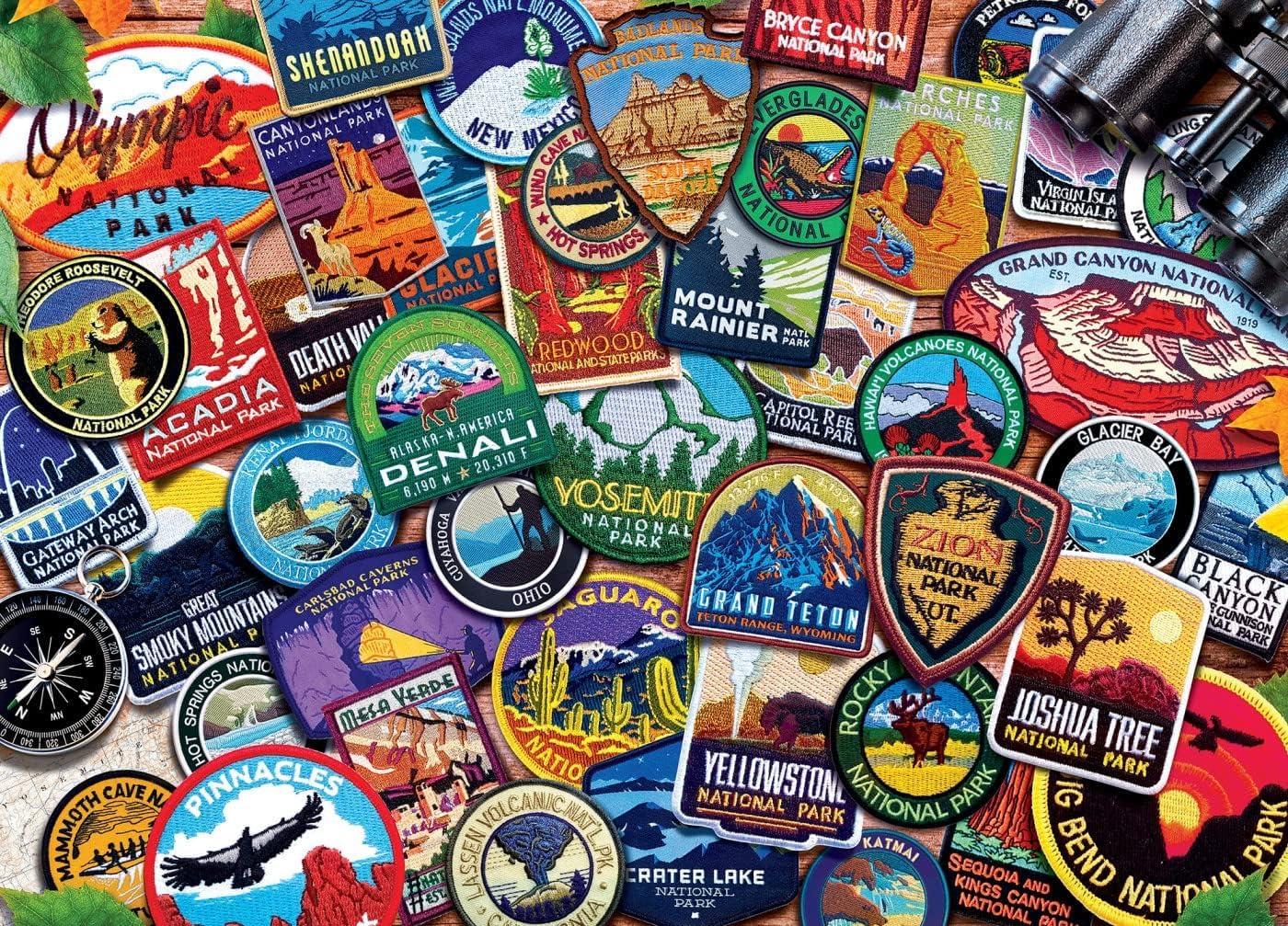 imageMasterPieces 1000 Piece Jigsaw Puzzle National Parks of America Fun for Adults Family Kids 1925x2675National Parks Patches