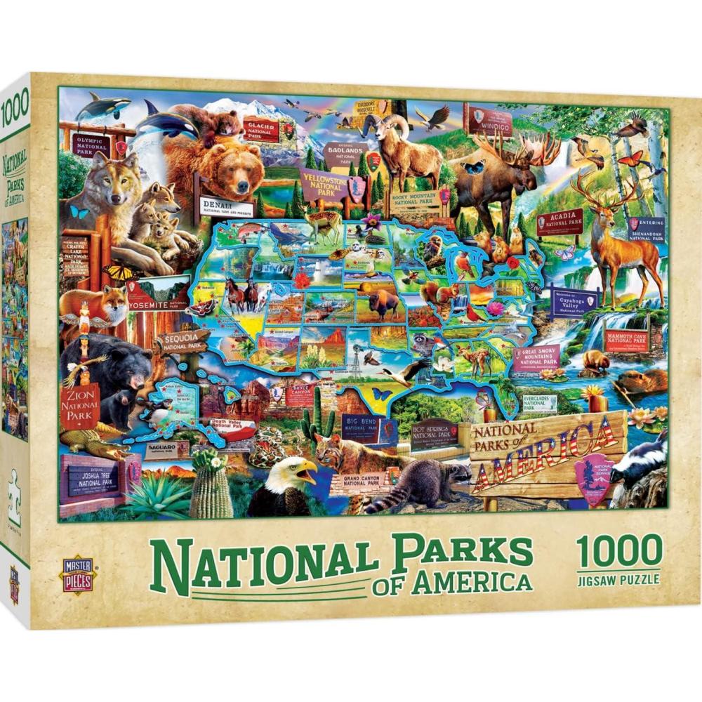 imageMasterPieces  1000 Piece Jigsaw Puzzle National Parks of America Fun for Adults Family Kids 1925x2675National Parks