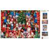 Masterpieces 500 Piece Glitter Christmas Jigsaw Puzzle – Holiday Festivities – 15″x21″