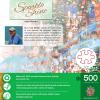Masterpieces 500 Piece Glitter Christmas Jigsaw Puzzle – Holiday Festivities – 15″x21″