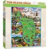 imageMasterPieces  1000 Piece Jigsaw Puzzle National Parks of America Fun for Adults Family Kids 1925x2675Black Hills Map Puzzle