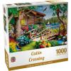 MasterPieces – 300 Piece Jigsaw Puzzle, Large EZ Grip Shapes, Cabin Crossing, Fun for Adults, Seniors, Family, Kids, Non-Glare Finish, 18″x24″(1000 Piece)
