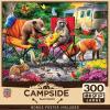 MasterPieces – 300 Piece Jigsaw Puzzle, Large EZ Grip Shapes, The Silver Trout, Fun for Adults, Seniors, Family, Kids, Non-Glare Finish, 18″x24″(Snack Bandits)