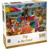 MasterPieces – 300 Piece Jigsaw Puzzle, Large EZ Grip Shapes, Trip to The Coast, Fun for Adults, Seniors, Family, Kids, Non-Glare Finish, 18″x24″(500 Piece)