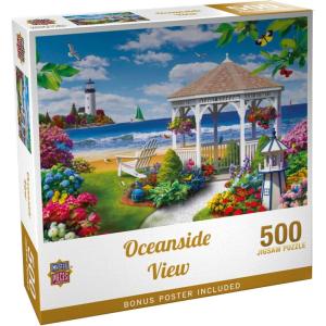 Masterpieces 300 Piece EZ Grip Jigsaw Puzzle – Oceanside View – 18″x24″(500 Piece)
