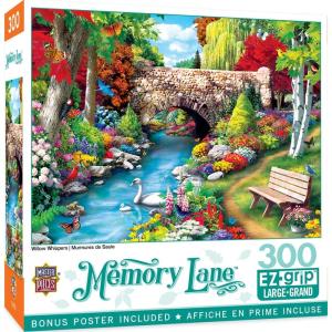 Masterpieces 300 Piece EZ Grip Jigsaw Puzzle – Willow Whispers – 18″x24″(300 Piece)