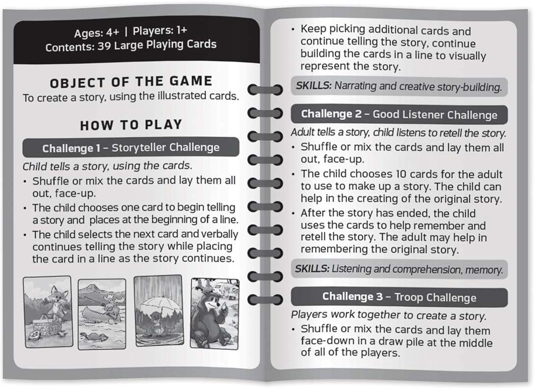 imageJr Ranger Campfire Stories Kids Card Game Fun Family Entertainment for Kids and Adults Educational Engaging and Perfect for Game Night Classroom Activities and Interactive Play for All Ages