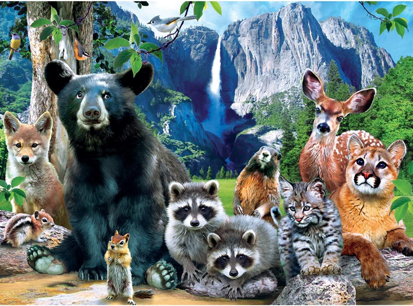 imageMasterPieces 100 Piece Jigsaw Puzzle for Kids Mount Rushmore 14x19Yosemite National Park