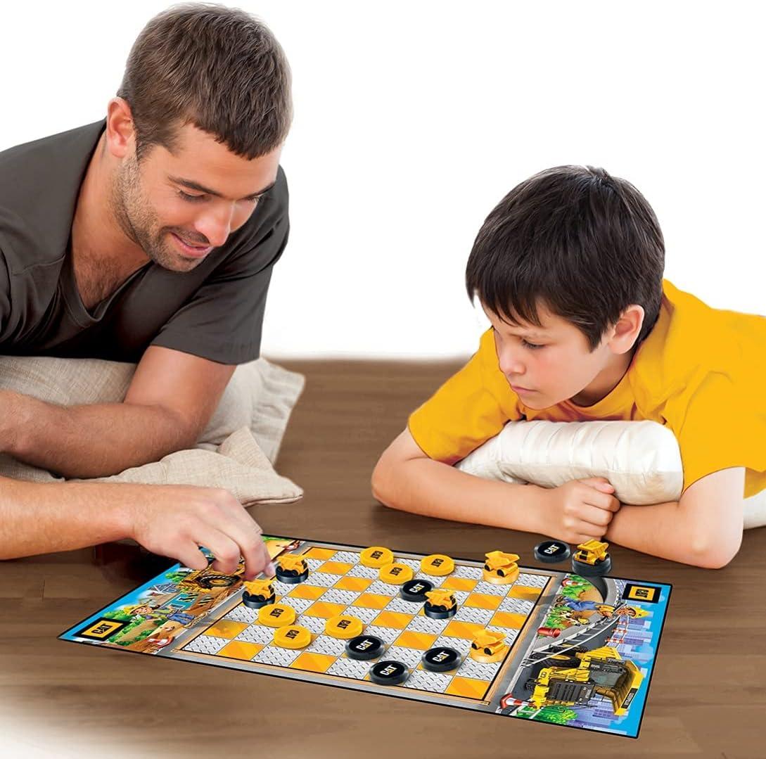 imageMasterPieces Family Game Caterpillar Checkers Officially Licensed Board Game for Kids amp Adults 13 x 21