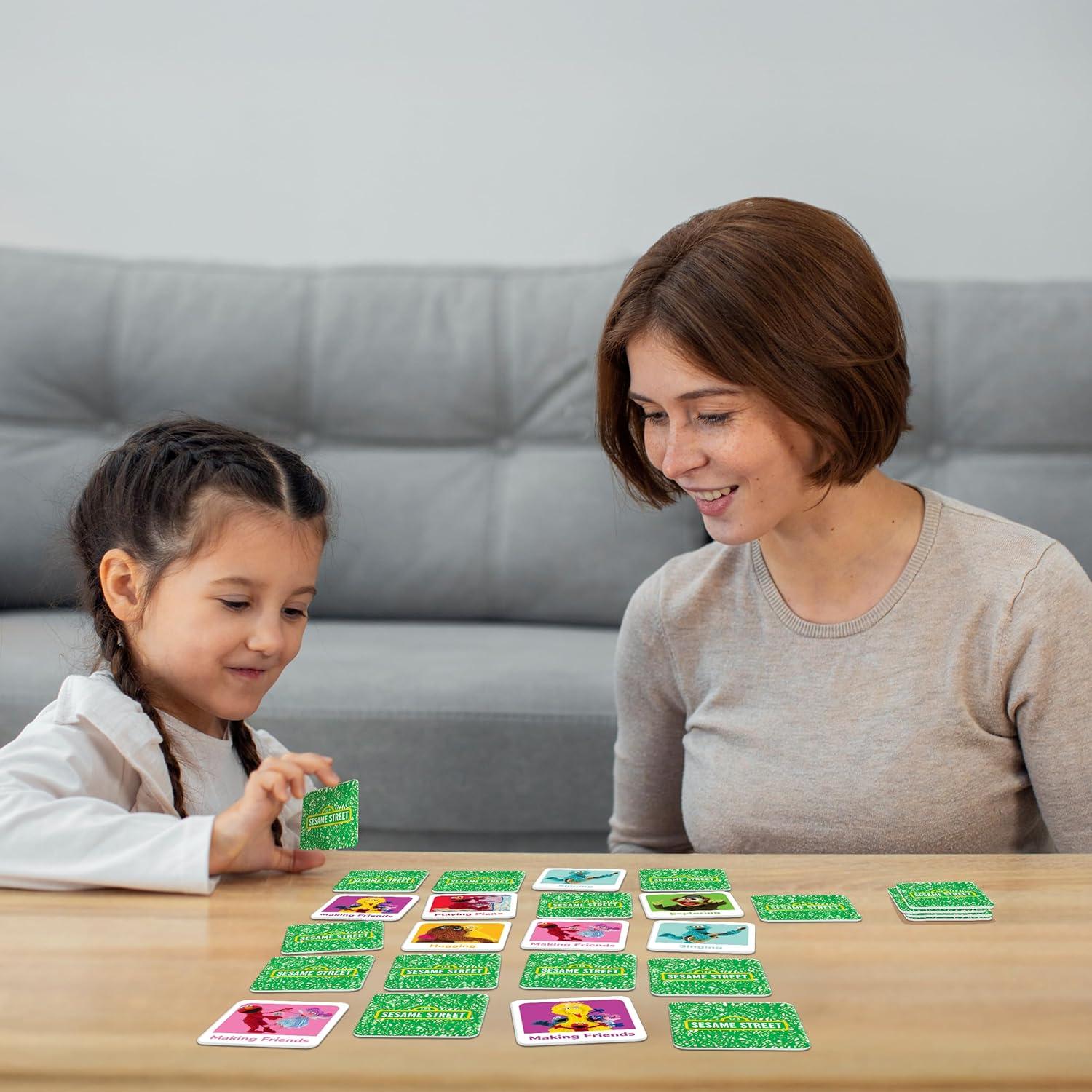 imageMasterPieces Kids Games Sesame Street Matching Game Fun for Kids and Family Laugh and Learn