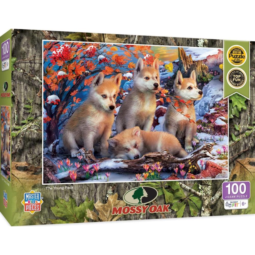 imageMasterPieces 100 Piece Jigsaw Puzzle for Kids  Mount Rushmore  14x19Modern
