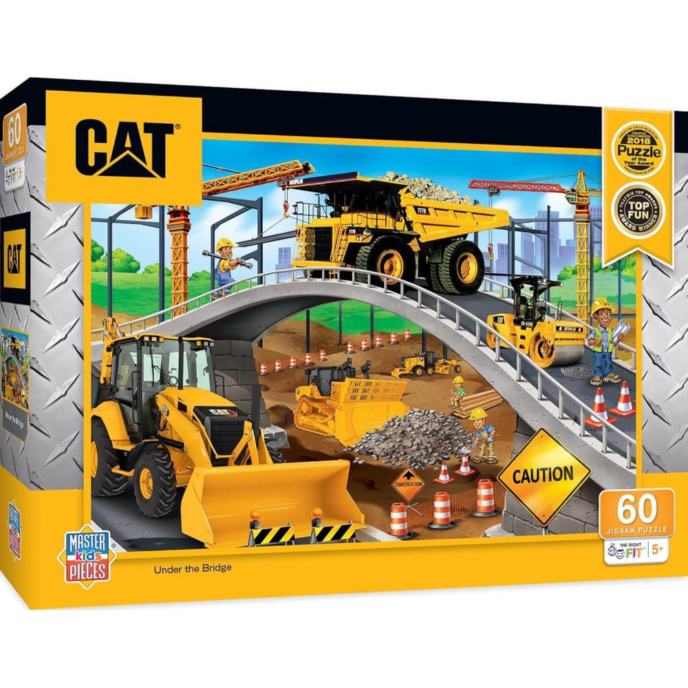 imageMasterPieces 60 Piece Jigsaw Puzzle for Kids CAT Under The Bridge 14x19Under the Bridge