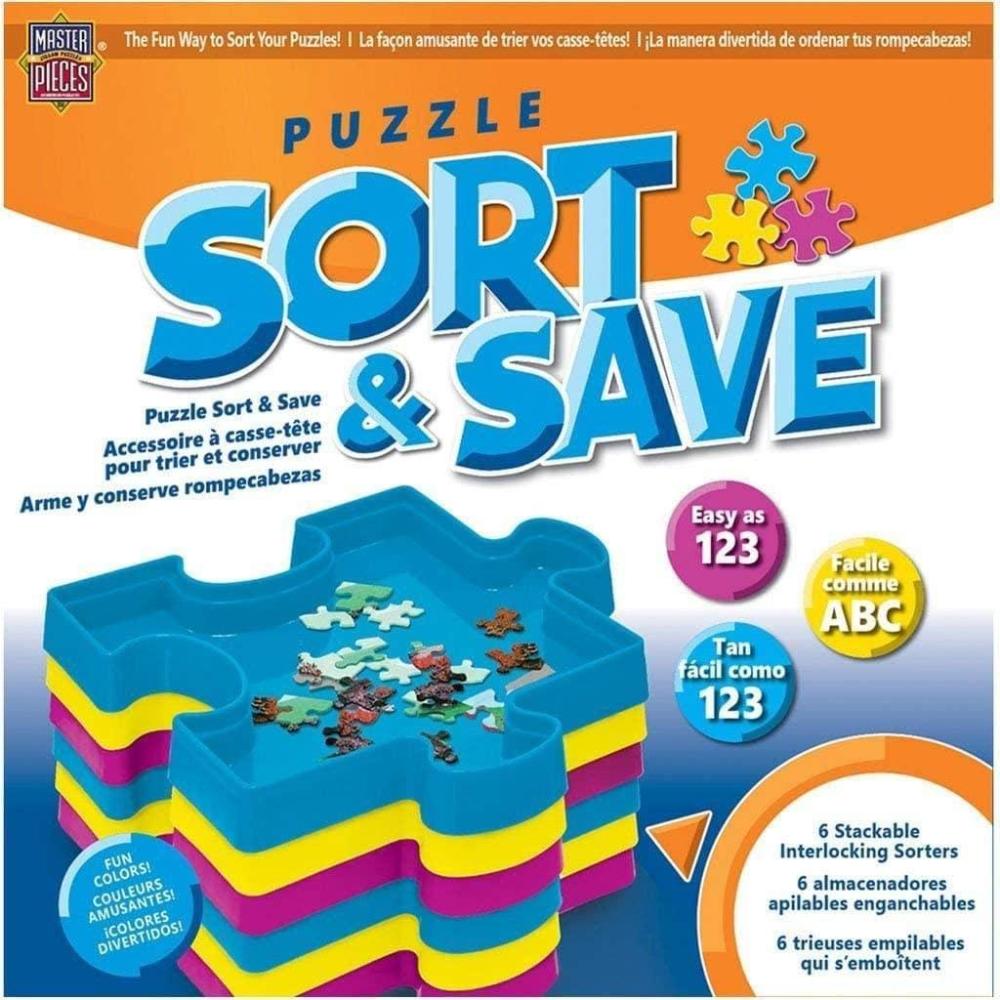 imageMasterPieces Accessories Jigsaw Puzzle Sort amp Save 785 x 785 6 Stackable Trays