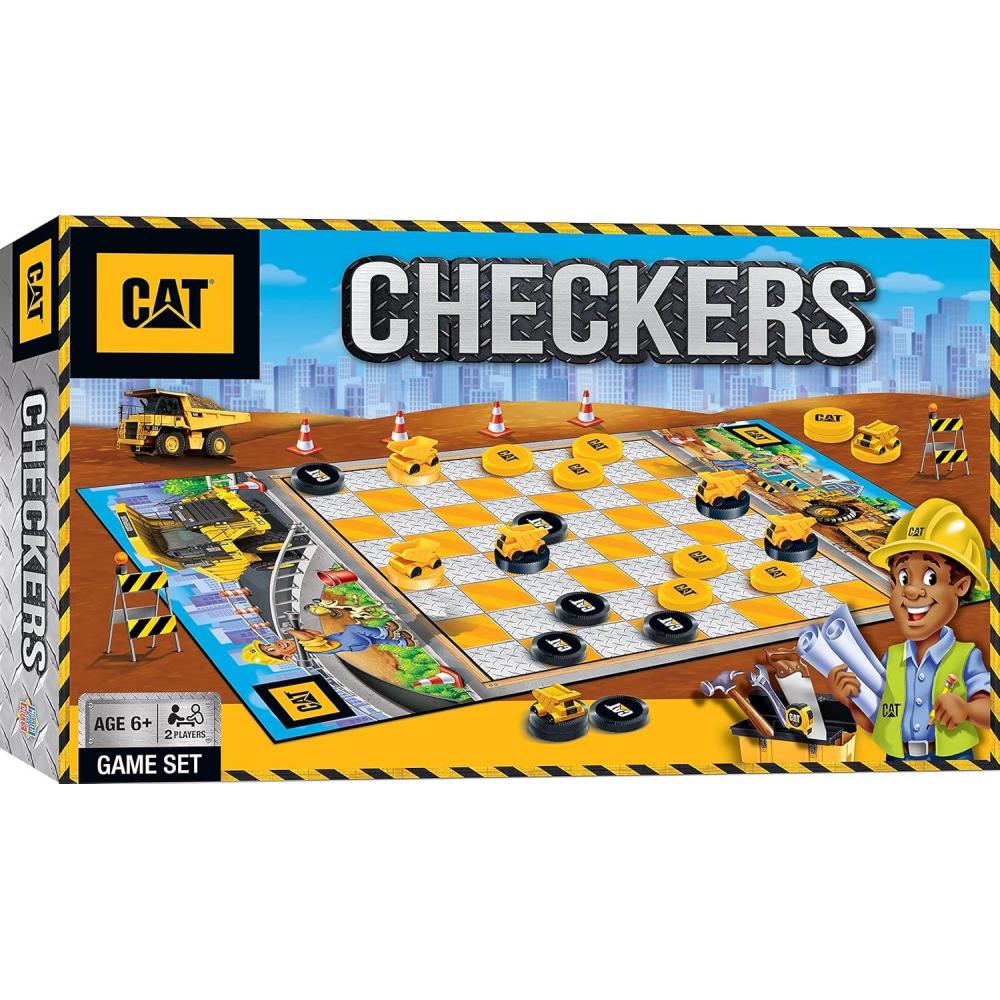 imageMasterPieces Family Game Caterpillar Checkers Officially Licensed Board Game for Kids amp Adults 13 x 21