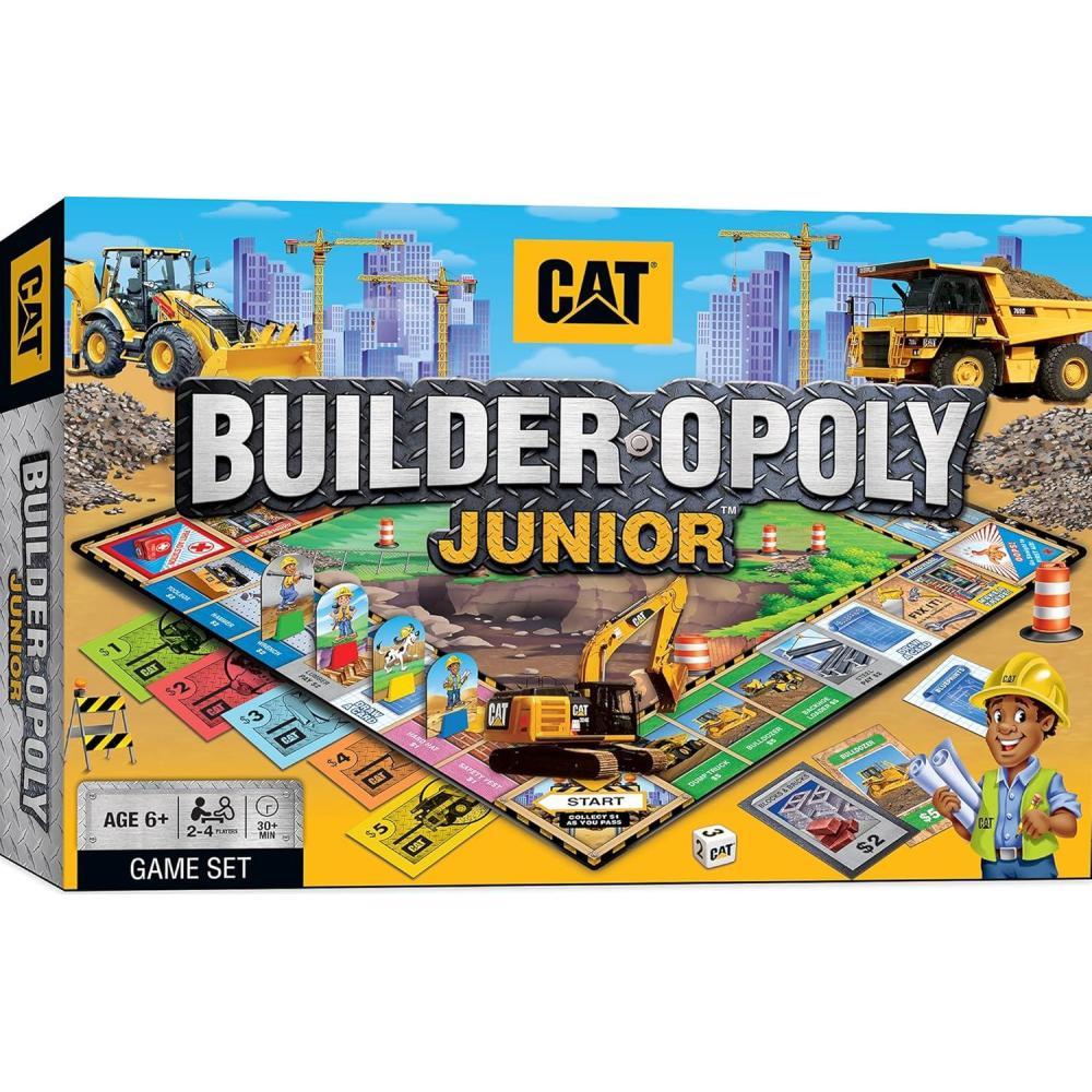 imageMasterPieces Kids amp Family Board Games Caterpillar Builder Opoly Jr Officially Licensed Board Games for Kids amp Family