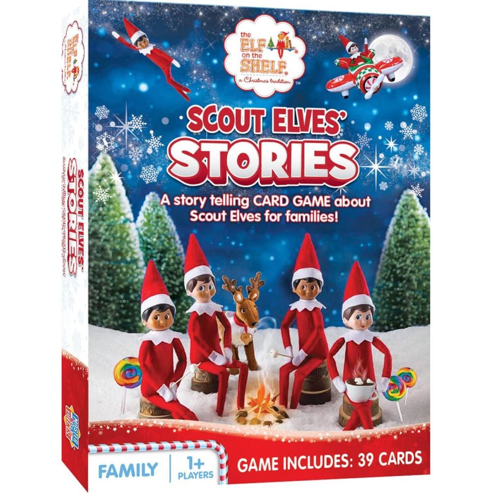 imageMasterPieces Licensed Kids Games Elf on The Shelf Scout Elves Story Cards Games for Kids amp Family Laugh and Learn