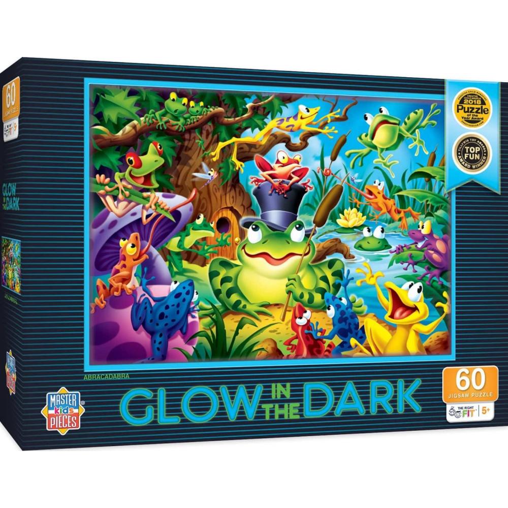 imageMasterpieces 60 Piece Glow in the Dark Nature Puzzle for Kids Abracadabra 14x19Abracadabra