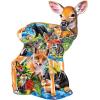 MasterPieces 100 Piece Shaped Jigsaw Puzzle for Kids – Fawn Friends – 14″x19″