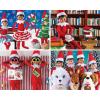 MasterPieces 60 Piece Christmas Jigsaw Puzzle for Kids – Believe in Your Elf – 14″x19″(4-Pack V1)