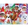 MasterPieces 60 Piece Christmas Jigsaw Puzzle for Kids – Believe in Your Elf – 14″x19″(Friends Fur-Ever)
