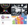 MasterPieces 60 Piece Jigsaw Puzzle for Kids – Horse and Pony Velvet Coloring – 14″x19″(Horse and Pony)