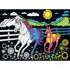 MasterPieces 60 Piece Jigsaw Puzzle for Kids – Horse and Pony Velvet Coloring – 14″x19″(Horse and Pony)