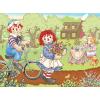 MasterPieces 60 Piece Jigsaw Puzzle for Kids – Raggedy Ann and Andy Picnic Friends – 14″x19″(Raggedy Ann & Andy Bike Ride)
