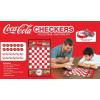 MasterPieces Coca-Cola Themed Checkers Set Board Game – Officially Licensed, Family Game, Includes 24 Pieces & King Caps, Ages 13+