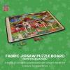 MasterPieces Puzzle – 1500 Piece Portable Jigsaw Puzzle Board – Puzzle Table – Foldable Puzzle Caddy Foam Backer – 23″ x 32″(Fabric)