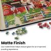 MasterPieces Puzzle – 1500 Piece Portable Jigsaw Puzzle Board – Puzzle Table – Foldable Puzzle Caddy Foam Backer – 23″ x 32″(Fabric)