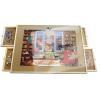 MasterPieces Puzzle – 1500 Piece Portable Jigsaw Puzzle Board – Puzzle Table – Foldable Puzzle Caddy Foam Backer – 23″ x 32″(Wooden)