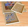 MasterPieces Puzzle – 1500 Piece Portable Jigsaw Puzzle Board – Puzzle Table – Foldable Puzzle Caddy Foam Backer – 23″ x 32″(Wooden)