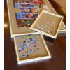 MasterPieces Puzzle – 1500 Piece Portable Jigsaw Puzzle Board – Puzzle Table – Foldable Puzzle Caddy Foam Backer – 23″ x 32″(Wooden)