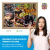 MasterPieces Puzzle Glue 5oz Shaped Bottle – Clear – Jigsaw Puzzle with Vibrant Artwork and Durable Pieces – Fun Family Activity, Brain Challenge, and Educational Entertainment for Teens and Adults(Two 1 000-piece puzzles)