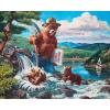 MasterPieces Puzzle Set – 4-Pack 100 Piece Jigsaw Puzzle for Kids – Smokey Bear 4-Pack – 8″x10″