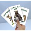 Masterpieces Jr Ranger Grumpy Old Bear Card Game – Fun Family Game for Kids, Ages 4+, Includes 39 Illustrated Cards & Instructions
