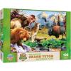 MasterPieces – 100 Piece Jigsaw Puzzle for Kid 6+ Years, Wildlife of Grand Teton National Park, Educational and Fun Game, Gift Idea for Children, 19″ x 14″
