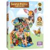 MasterPieces 100 Piece Shaped Jigsaw Puzzle for Kids – Fawn Friends – 14″x19″