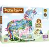 MasterPieces 100 Piece Shaped Jigsaw Puzzle for Kids – Unicorn Family – 14″x19″