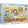 MasterPieces 60 Piece Jigsaw Puzzle for Kids – Raggedy Ann and Andy Picnic Friends – 14″x19″(Raggedy Ann & Andy Bike Ride)