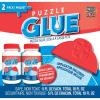 MasterPieces Accessories – Jigsaw Puzzle Glue Bottle & Wide Plastic Spreader, 5 Ounces Each, 2 Pack, Clear