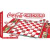 MasterPieces Coca-Cola Themed Checkers Set Board Game – Officially Licensed, Family Game, Includes 24 Pieces & King Caps, Ages 13+