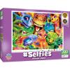 Masterpieces 200 Piece Jigsaw Puzzle for Kids – #Selfies Dinosaur Chums – 14″x19″