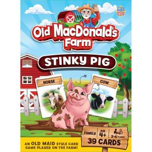 Baby Fanatic MasterPieces Licensed Kids Games – Old MacDonald’s Farm – Stinky Pig Kids Card Game Games for Kids & Family, Laugh and Learn