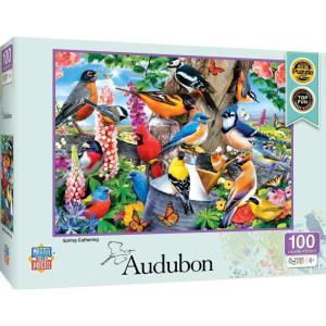 MasterPieces 100 Piece Jigsaw Puzzle for Kids – Mount Rushmore – 14″x19″(Audubon)