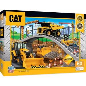 MasterPieces 60 Piece Jigsaw Puzzle for Kids – CAT Under The Bridge – 14″x19″(Under the Bridge)