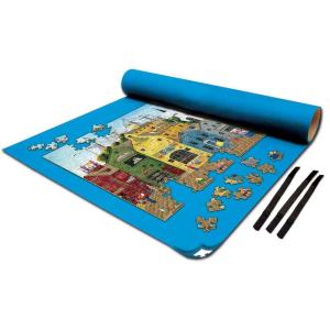 MasterPieces Accessories – Jigsaw Puzzle Roll-Up Mat & Stow Box, 42″ x 24″, Fits 1500 Pieces(42×24)